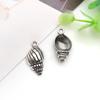 12 accesorios de aleación para hacer tú mismo, serie de conchas marinas, colgante de concha, pulsera, collar, pendientes, colgante