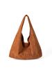 2024 nuevo otoño e invierno gran capacidad estilo retro perezoso bolso de hombro para mujer Corea del Sur nicho bolso tote de gamuza