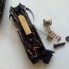 Isqueiro americano de baquelite mola de cobre baquelite 20A com luz 12V24V isqueiro macho meio maço