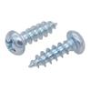 Parafuso autoatarraxante de cabeça chata semicircular galvanizado cruzado GB845-76 alta resistência cabeça redonda cruzada ST3ST4ST5ST6