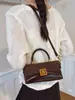Bolso de Mano de Moda Transfronterizo para Mujer Invierno 2026 Nuevo Bolso de Hombro Retro de Nicho Bolso Cruzado Pequeño Cuadrado de Alta Gama