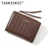 Popular en el comercio exterior, alto valor estético, billetera de mujer a rayas tridimensionales con 80% de descuento, moderna y simple, gran capacidad, billetera y tarjetero integrados