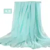 Pañuelo de Color Puro Imitación Seda de Verano, Chal Multifuncional Versátil con Protección Solar, Toalla de Playa, Pañuelo Rojo de Seda para Bailar, Pañuelo de Gasa para Mujer