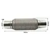 Fábrica de Ningbo Conector Flexible de Escape de Acero Inoxidable de 2 Pulgadas con Malla Interior para Reparación y Reemplazo Automotriz, Exportación