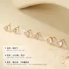 Sob a Árvore Banyan Prata de Lei S925 Joias de Exportação Brincos de Diamante Bolha Simples Clássico Versátil Brincos de Alta Qualidade para Homens e Mulheres