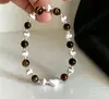 Pulseira Vintage de Prata Esterlina S925 com Pedra Olho de Tigre Maillard para Mulheres, Joia Nova Versátil de Alto Padrão de Nicho, Luxo Leve