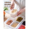 Puesto de Hielo Raspado Herramientas Juego Completo de Cajas de Ingredientes, Cajas Pequeñas de Ingredientes, Cajas Especiales para Exhibición de Pesca de Frutas, Cajas de Almacenamiento Comerciales para Condimentos