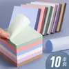 Notas Adhesivas Color Morandi para Estudiantes, Bloc de Notas, Notas Adhesivas de Oficina, Notas Adhesivas con Mensajes Lindos, Notas Adhesivas Reutilizables