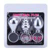Plug Anal Metálico con Anillo de Tracción para Principiantes Entrada Ampliada Punto G Anal Juguetes Posteriores para Hombres y Mujeres Aparatos de Masturbación Venta al por Mayor Cabello