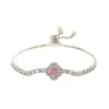Pulseira Colar Trevo de Quatro Folhas Cravejado com Zircônia Cúbica Full Diamond Ajustável para Mulheres Design de Nicho Versátil Joias Fábrica Atacado