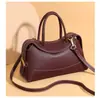 2026 Nuevo Bolso de Mujer de Gama Alta de Nicho 2026 Bolso Boston Simple Elegante con Textura para Hombro y Cruzado