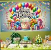 Telón de Fondo de Banner de Cumpleaños Decoración de Fiesta Navideña Tela Colgante Fábrica de Origen Artículos de Decoración de Cumpleaños Nuevos Transfronterizos