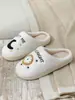 Comercio Electrónico Transfronterizo Hogar Lindo Dibujo Animado Gatito Invierno Pantuflas de Algodón para Hombres y Mujeres Parejas Cálidas Pantuflas de Algodón para Interiores