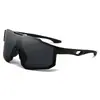 Gafas de Ciclismo Antiviento Versátiles de Montañismo con Montura Extra Grande, Gafas de Sol Envolventes con Protección Solar, Gafas de Sol Antiviento, Antiarena y UV