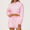 Conjunto de moletom outono/inverno estilo europeu e americano para mulheres, casual e de corte solto, design esportivo, cardigã com zíper, grosso e quente, conjunto de duas peças