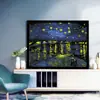Pintura de diamantes hecha a mano DIY bordado de diamantes paisaje bosque lago versión coreana 5D con marco Amazon lote de fábrica ventas directas