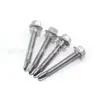 Alambre de Cola de Taladro de Acero Inoxidable, Tornillo de Cola de Taladro Hexagonal Externo, Tornillo Autorroscante, Tornillo de Cola de Milano