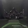Coroa de Cabeça Circular Completa para Noiva Europeia e Americana Beleza Barroca Princesa de Concurso Cavaleiro Coroa Acessório Universal Luxuoso Formato Redondo
