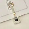 Llavero de bolso con incrustaciones de diamantes de arcilla transfronterizo, lleno de diamantes, accesorio de llavero de coche deslumbrante de alta gama