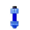 Novo Copo de Água Haltere Criativo Esportivo Plástico Copo Haltere Aparência Premium Outdoor Esportes Garrafa de Água Fabricante Atacado