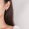 Pendientes Minimalistas de Margarita de Plata para Mujer, Pendientes de Aro Dorados con Flor Estilo Bosque Moderno, Nuevos Pendientes de Verano