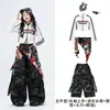 Figurinos de jazz para meninas, roupas de hip-hop e street dance infantis, estilosas e modernas, figurinos de dança JAZZ infantis para modelagem e apresentações de palco