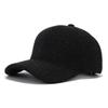 Gorras de Béisbol de Color Sólido Versátiles para Otoño e Invierno para Hombres y Mujeres, Gorras de Pico Rígidas de Estilo Coreano a la Moda que Resaltan el Rostro, Sombreros de Sol Gruesos y Cálidos