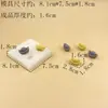 Molde de Silicone em Formato de Lingote para Ano Novo Decoração de Bolo de Chocolate Fondant DIY Gesso Vela Molde de Fácil Liberação