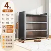 Armário de Armazenamento de Aço Prateleira de Armazenamento Doméstico Estante de Livros para Quarto Armário de Armazenamento Multi-Camadas de Piso para Varanda com Porta Armário de Armazenamento para Sala de Estar