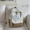 Bolsa de Lona Casual para Deslocamento Feminina 2025 Nova Mochila de Grande Capacidade Mais Fácil para Combinar Leve para Exterior Estudante