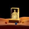 Emperador de Jade 3D personaje tridimensional tallado láser cristal luminoso cuboide creativo porche adornos manualidades para el hogar