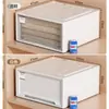 Caixa de armazenamento de plástico tipo gaveta de instalação gratuita, caixa de armazenamento de guarda-roupa doméstico, caixa de armazenamento de roupas combinadas multicamadas, atacado