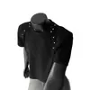 Camiseta de Manga Corta Acolchada con Tachuelas de Alta Resistencia para Hombre, Marca Cool de Streetwear con Diseño Cleanfit, Camiseta Superior de Estilo Nicho