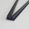 Borda de Acabamento para Display em Estoque Fenda em U Plástico PVC Borda de Acabamento 5mm Pet Tira Transparente Armário Cosmético de Madeira Slot