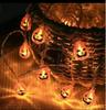 Luzes de Corda Decorativas de Halloween a LED da Amazon, Luzes Coloridas, Caveira, Fantasma, Morcego, Luzes de Abóbora, Decorações Brilhantes