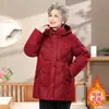 2026 Nuevo Estilo Ropa de Algodón para Madres de Mediana Edad Ropa para Mujer Corta Talla Grande Engrosada Ropa para Mujeres de Mediana Edad y Mayores Nuevo Estilo Chino Estilo Nacional Chaqueta