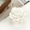 Amazon Design Estéreo Retrô Flor Rosa Clipe para Mulheres Ankora Cor Vermelha Gelatina Presilha de Cabelo Pequeno Clipe de Tubarão