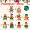 Exclusividad transfronteriza: Nuevas decoraciones navideñas de hombre de jengibre de PVC 2026, adornos para el árbol de Navidad y decoraciones para el ambiente festivo