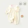 Mameluco para bebé, pijama de algodón puro para primavera y otoño para recién nacidos, mameluco para bebé, ropa de otoño para bebés
