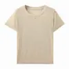 Elástico e estiloso, adequado para usar sozinho ou como camada interna, simples e adequado para o trajeto diário, gola redonda, respirável, estilo suave, blusa feminina de tricô de manga curta em branco