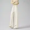 Pantalones de Mujer Lyocell WoolSoft, Delgados, para Otoño/Invierno, Adelgazantes, Holgados, de Pierna Recta, Versátiles, Casuales