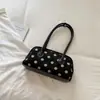 Elegante bolso de bolos de lunares de Shuai Mi, un bolso de mano de nicho para mujer, bolso de hombro casual, gran capacidad, adecuado para ir al trabajo