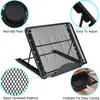 Caixa Mista Suporte Ajustável de Metal para Laptop, Suporte de Mesa para Laptop