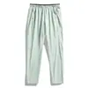 Pantalones Casuales de Seda Helada de Secado Rápido para Verano para Hombre, Joggers Finos de Pierna Recta, Transpirables, Tallas Grandes, Ropa Deportiva para Mujer