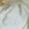 Encaje Hueso Blanco Tela de Encaje Gasa de Boda Cortina de Mesa Mesa de Postres Mantel Malla Accesorios de Boda Envío Gratis