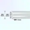 Atacado Tubo de Silicone Grau Alimentício Resistente a Altas Temperaturas Dispensador de Água Tubo de Silicone Macio Transparente Canudo Sem Deformação Mesa de Chá Tubo de Silicone