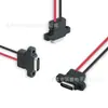 Enchufe de instalación con tornillo con certificación CE con cable, puerto C de carga para electrodomésticos pequeños humidificadores 150MM con PH2.0