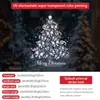 2027 Pegatinas Estáticas Navideñas Transfronterizas Decoraciones Festivas Pegatinas para Ventanas de Vidrio Decoraciones para Escaparates Pegatinas de Mariposas Calcomanías para Ventanas