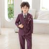 Traje Infantil Niño Anfitrión Piano Canto Escenario Traje Niña de las Flores Vestido de un Año Niño Traje de Lentejuelas