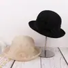 Chapéu de Sol Versátil, Cor Sólida, Respirável, Simples e Elegante para Viagens ao Ar Livre, Chapéu de Rede para Afinar o Rosto, Afinar o Rosto Atacado
